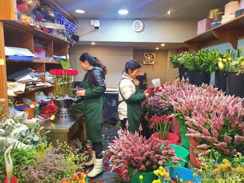 情人节邂逅大年初三 鲜花销售异常火爆